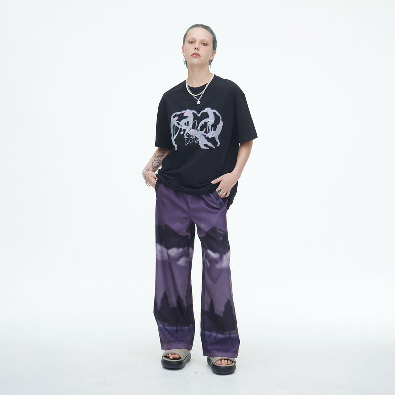 SSERPE DANCE OUR LOVE HALF SLEEVE TEE BLACK