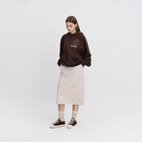 KANGOL BOUCLE SYMBOL HOODIE BROWN
