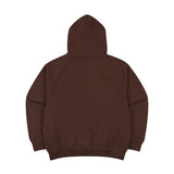 KANGOL BOUCLE SYMBOL HOODIE BROWN