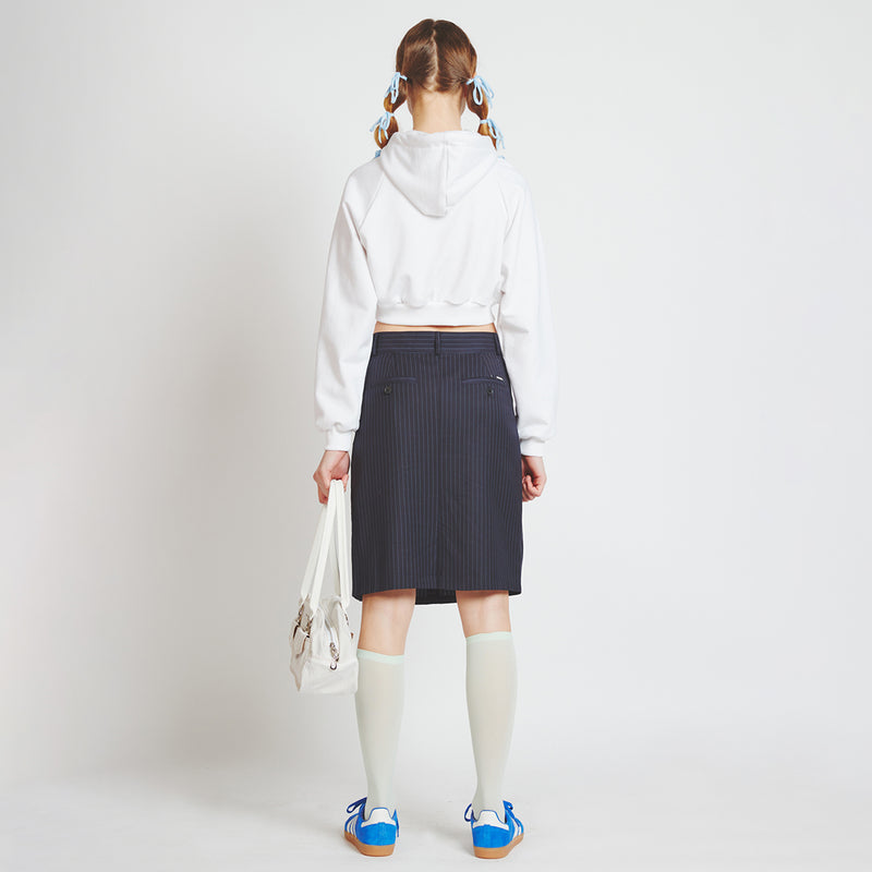 CRANK LETTERING KNEE SOCKS MINT