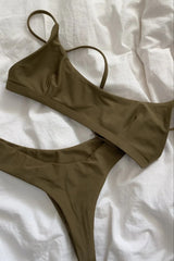 BRIGHT SWIMWEAR BALI TOP OLIVE