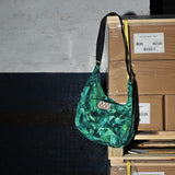 WHITE MOUNTAINEERING TIE DYE PRINTED SHOULDER BAG GREEN