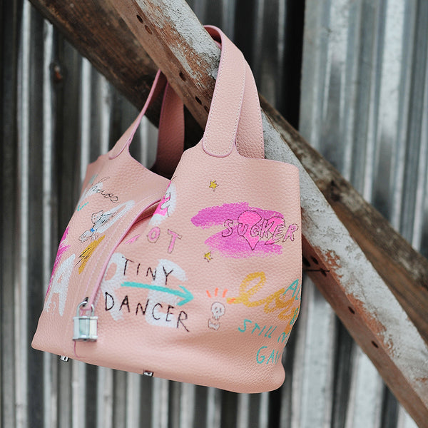 GUERNIKA "NOTICE" CUBE BAG CORAL