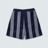 KOWLOON CITY BOY STRIPED SHORTS NAVY