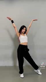 UL:KIN HOOK TAPE SWEATPANTS BLACK