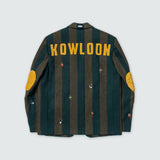 KOWLOON CITY BOY KOWLOON STRIPED PINS BLAZER BLUE