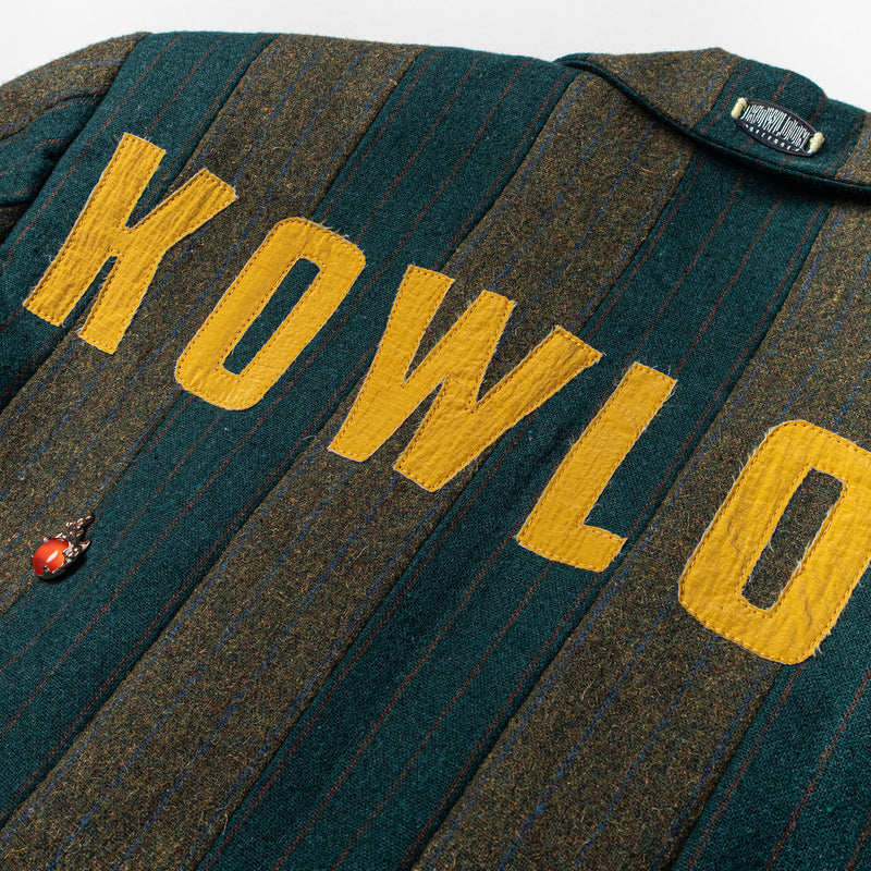 KOWLOON CITY BOY KOWLOON STRIPED PINS BLAZER BLUE