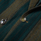 KOWLOON CITY BOY KOWLOON STRIPED PINS BLAZER BLUE