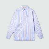 KOWLOON CITY BOY CHAMPION STRIPED SHIRT BLUE