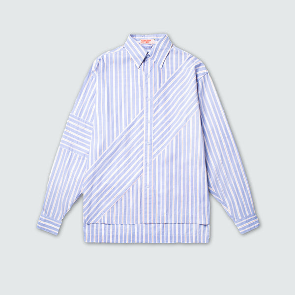 KOWLOON CITY BOY CHAMPION STRIPED SHIRT BLUE