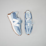 NEW BALANCE 327 LIGHT ARCTIC GREY WITH MERCURY BLUE MS327MQ