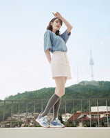 NEW BALANCE 327 LIGHT ARCTIC GREY WITH MERCURY BLUE MS327MQ
