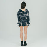 FAN YOUNG TIE DYE LOGO PRINTING HOODIE MULTI