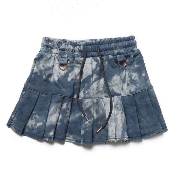 FAN YOUNG SWEAT PLEATS SKIRT MULTI