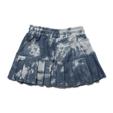 FAN YOUNG SWEAT PLEATS SKIRT MULTI