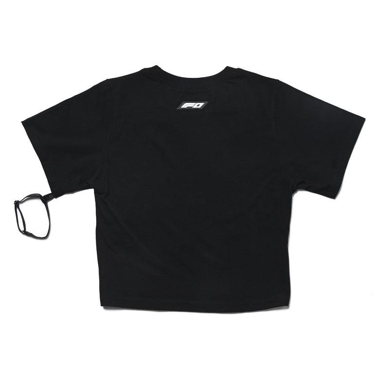 FAN YOUNG SLIMFIT FLASH LOGO TEE BLACK