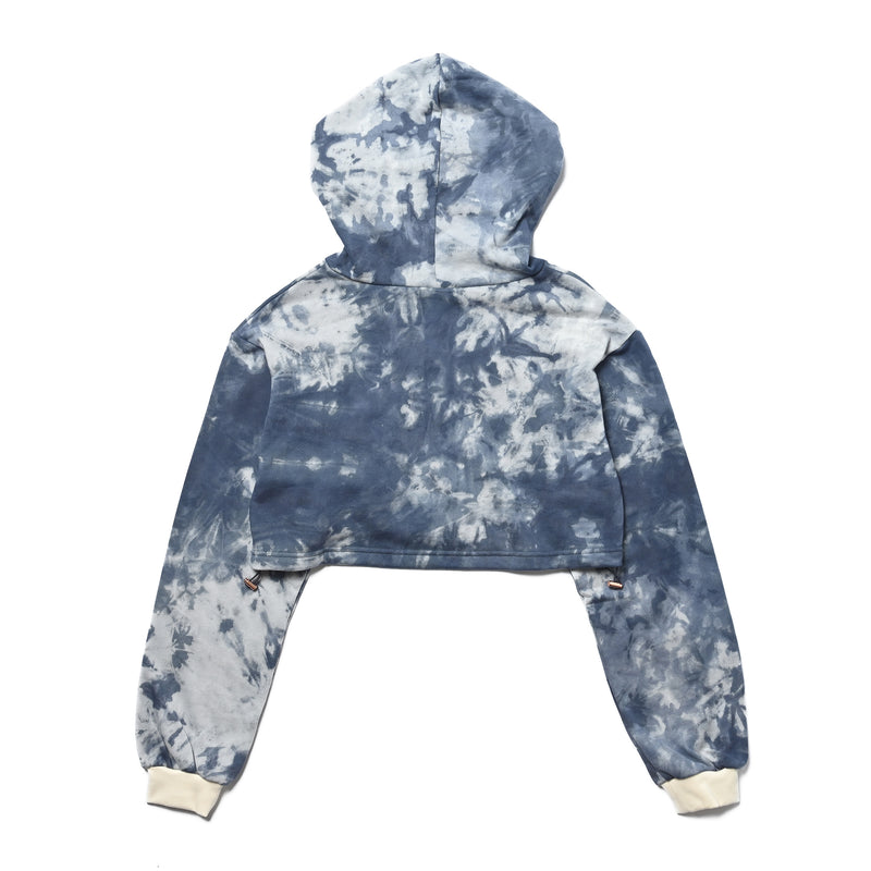 FAN YOUNG TIE DYE LOGO PRINTING HOODIE MULTI