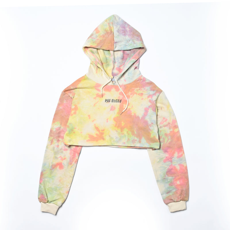 FAN YOUNG TIE DYE LOGO PRINTING HOODIE MULTI