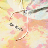 FAN YOUNG TIE DYE LOGO PRINTING HOODIE MULTI
