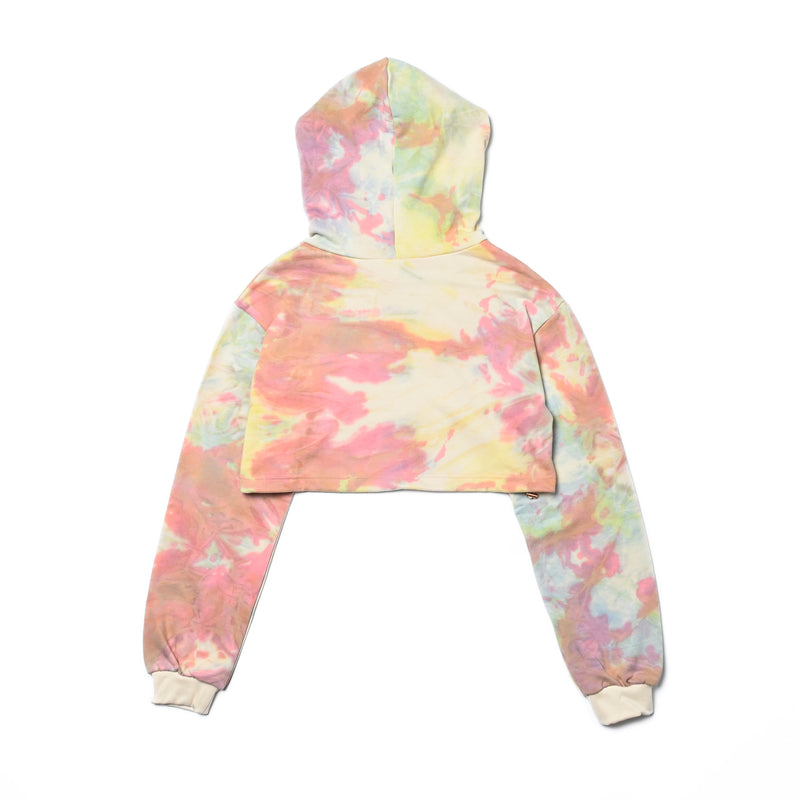 FAN YOUNG TIE DYE LOGO PRINTING HOODIE MULTI