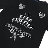 SSERPE KEEP CHILLING HALF SLEEVE TEE BLACK