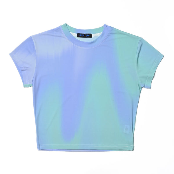 SSERPE OVER THE RAINBOW SHERBET CROP TEE NO.3 MULTI