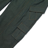 SETSETSET SUMMER COTTON CARGO PANTS GREEN