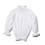 AVAVAV SMOCK RUFFLE TOP WHITE
