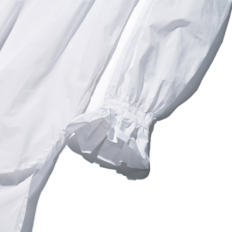 AVAVAV RUFFLE SHIRT TUNIC WHITE