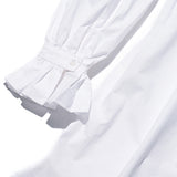 AVAVAV RUFFLE SHIRT TUNIC WHITE