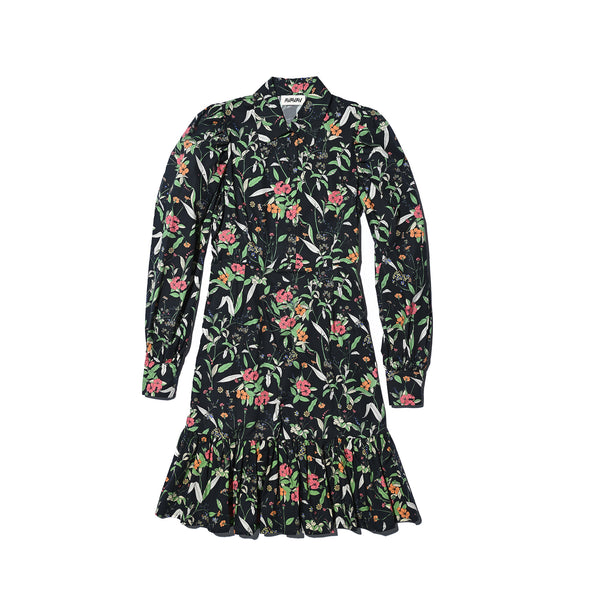 AVAVAV PUFF DRESS FLOWER PRINT
