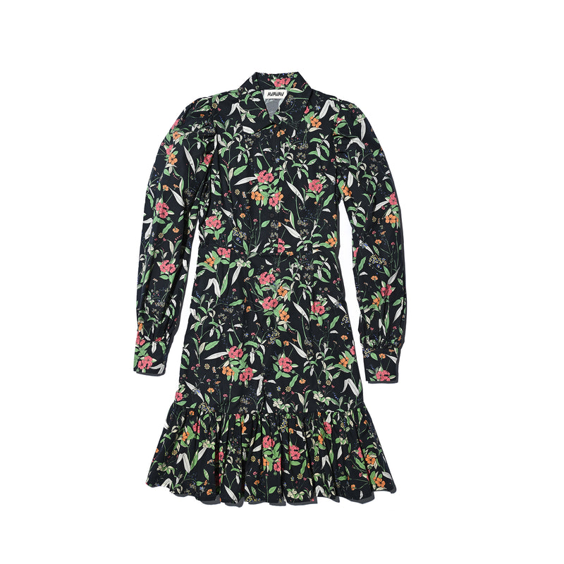 AVAVAV PUFF DRESS FLOWER PRINT
