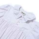 AVAVAV LONG DUFFLE DRESS WHITE