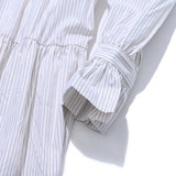 AVAVAV LONG DUFFLE DRESS WHITE
