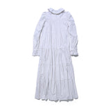 AVAVAV LONG DUFFLE DRESS WHITE