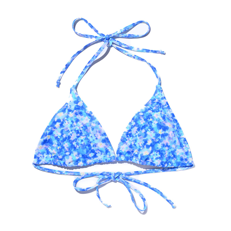 BRIGHT SWIMWEAR MARIA TOP AQUA FLORAL
