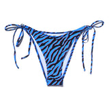 BRIGHT SWIMWEAR MARIA BOTTOM BLUE ZEBRA