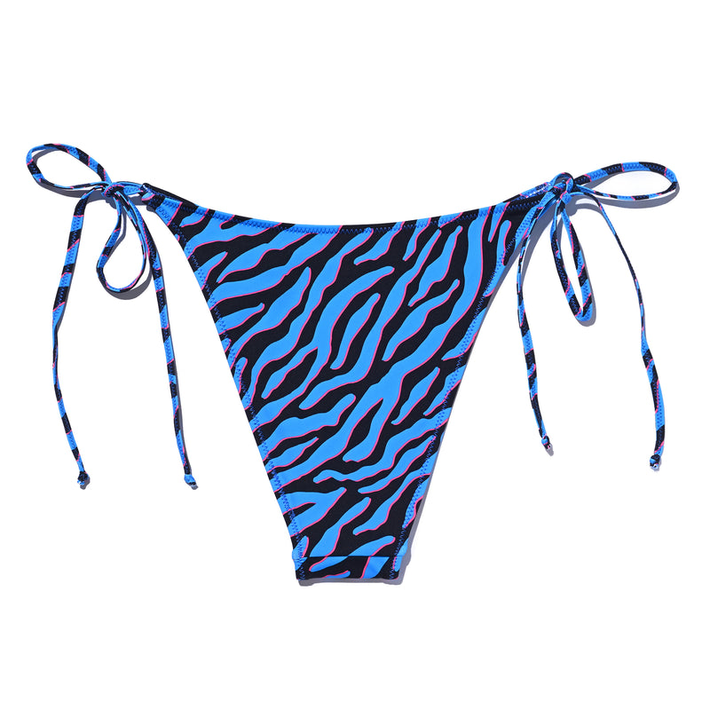 BRIGHT SWIMWEAR MARIA BOTTOM BLUE ZEBRA