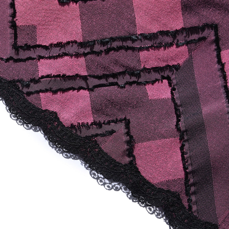 CRANK VINTAGE LACE MINI SKIRT PINK