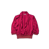 AVAVAV WRAP TOP FUCHSIA