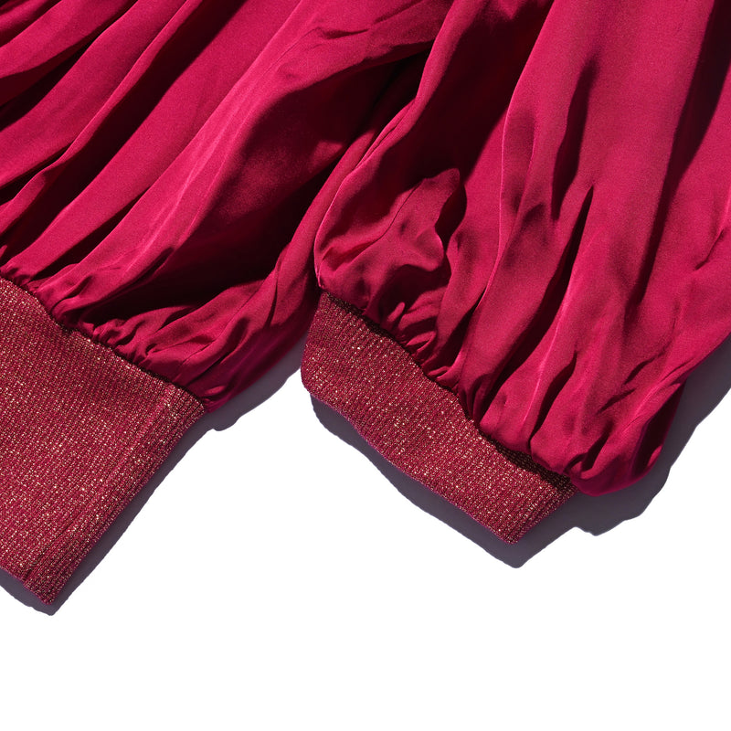 AVAVAV WRAP TOP FUCHSIA