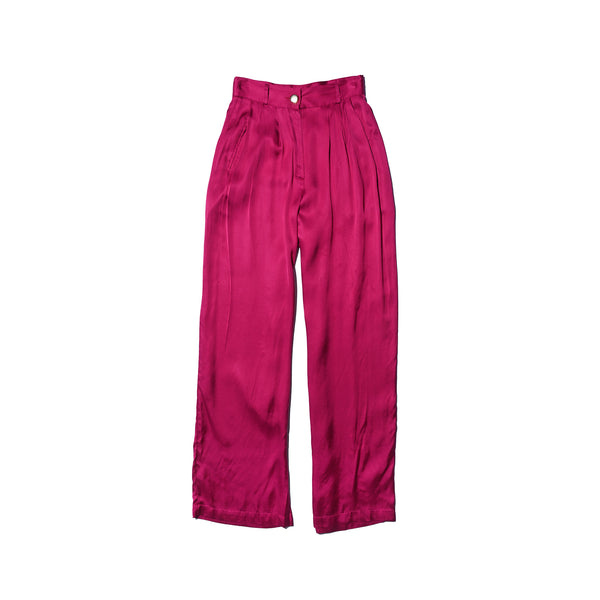 AVAVAV PLEATED PANTS FUCHSIA