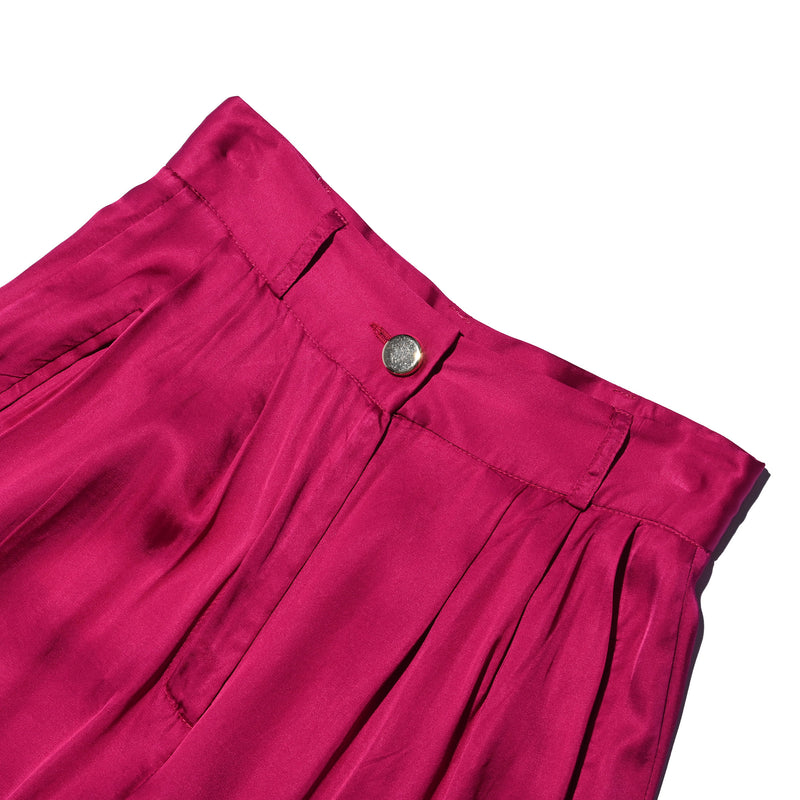 AVAVAV PLEATED PANTS FUCHSIA