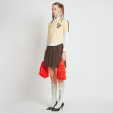 CRANK LETTERING KNEE SOCKS MINT
