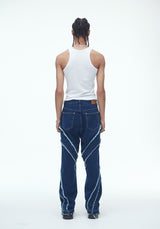 SSERPE COMMA DENIM PANTS BLUE