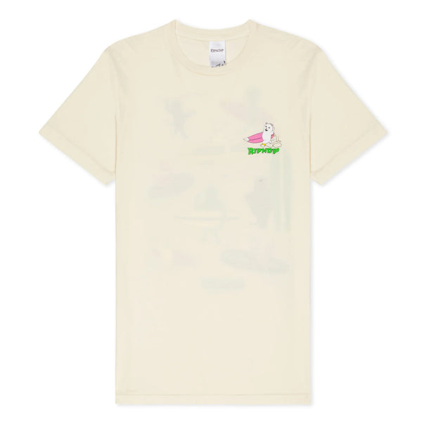 RIPNDIP EVERYBODY SURFS TEE WHITE