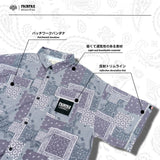 FAIRFAX PATCHWORK BANDANA SHIRT GREY