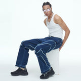 SSERPE COMMA DENIM PANTS BLUE