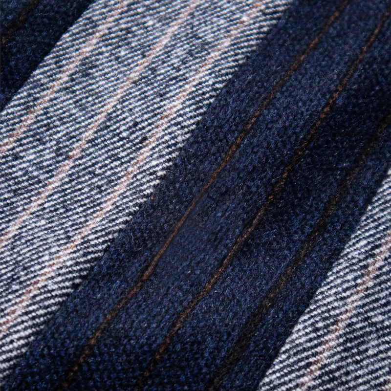 KOWLOON CITY BOY STRIPED SHORTS NAVY