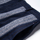 KOWLOON CITY BOY STRIPED SHORTS NAVY